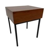 Vintage Pastoe bedside table side table 1960s teak veneer