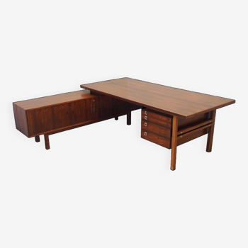 Rosewood desk, Danish design, 1960s, designer: Arne Vodder, manufacture: Sibast