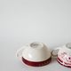 Set of 4 mismatched coffee cups digoin sarreguemines and badonviller pink 1930-191940