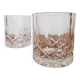 Set of 2 crystal whisky glasses