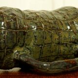 Brutalist glazed terracotta mug