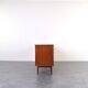 Mid-Century Op-Art Hand-Painted Teak Sideboard