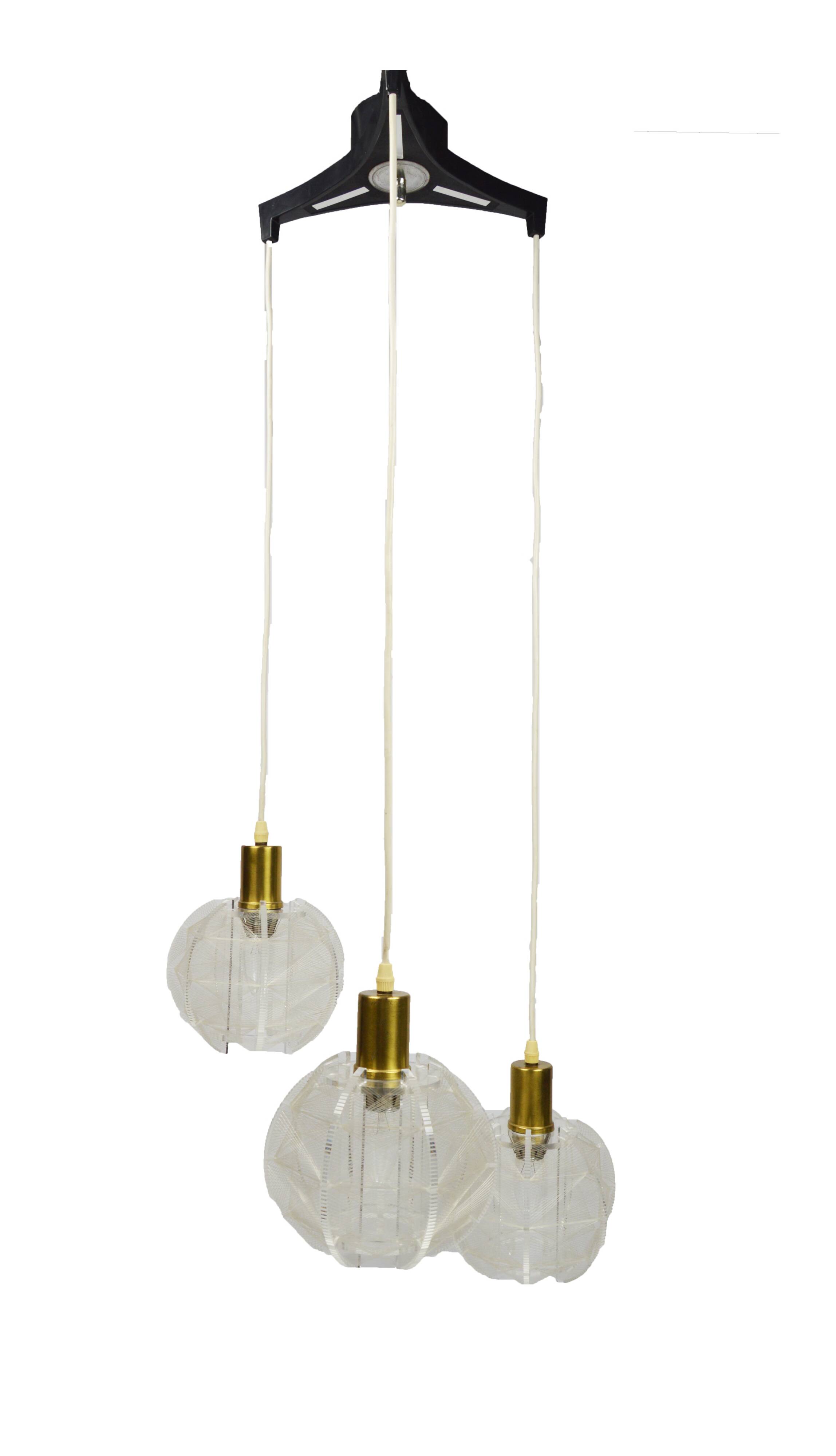 Cascade lamp, space age, 1970s