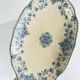 Plate model "Estrées", by U&C Sarreguemines, blue, 1900