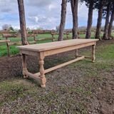 Solid oak farm table