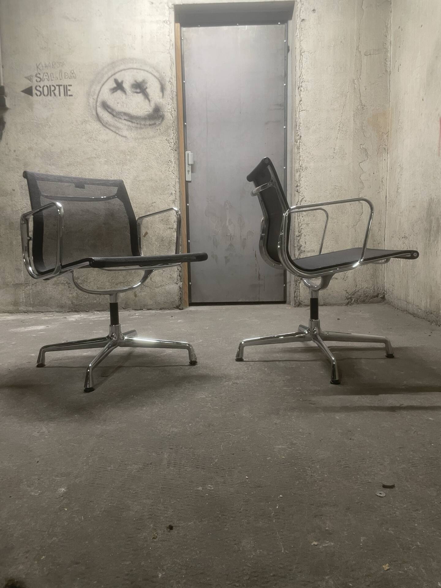 Eames EA108 office chair pair Vitra