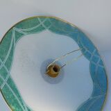 Suspension rises and falls vintage Italian glass