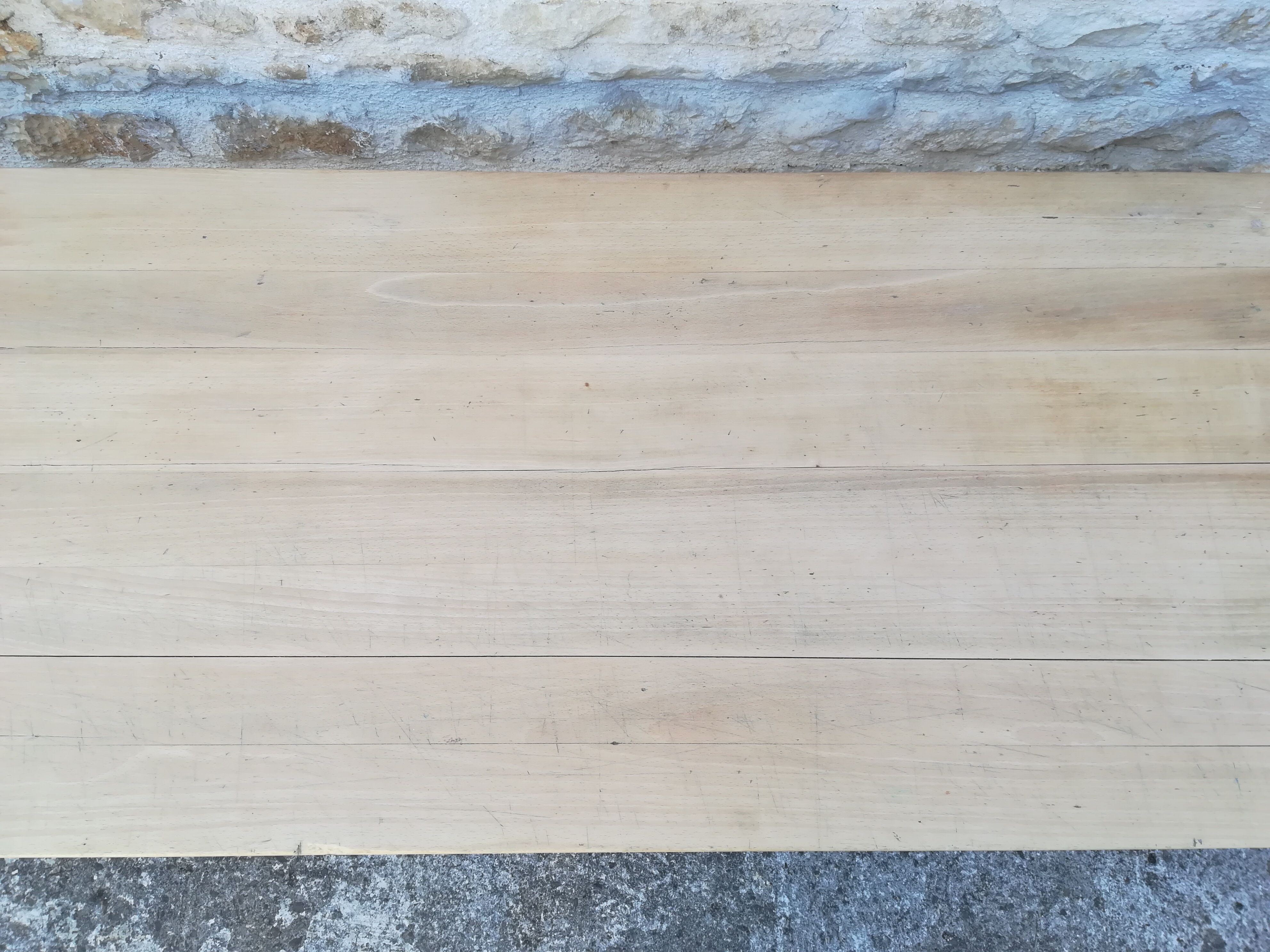 Beech farmhouse table
