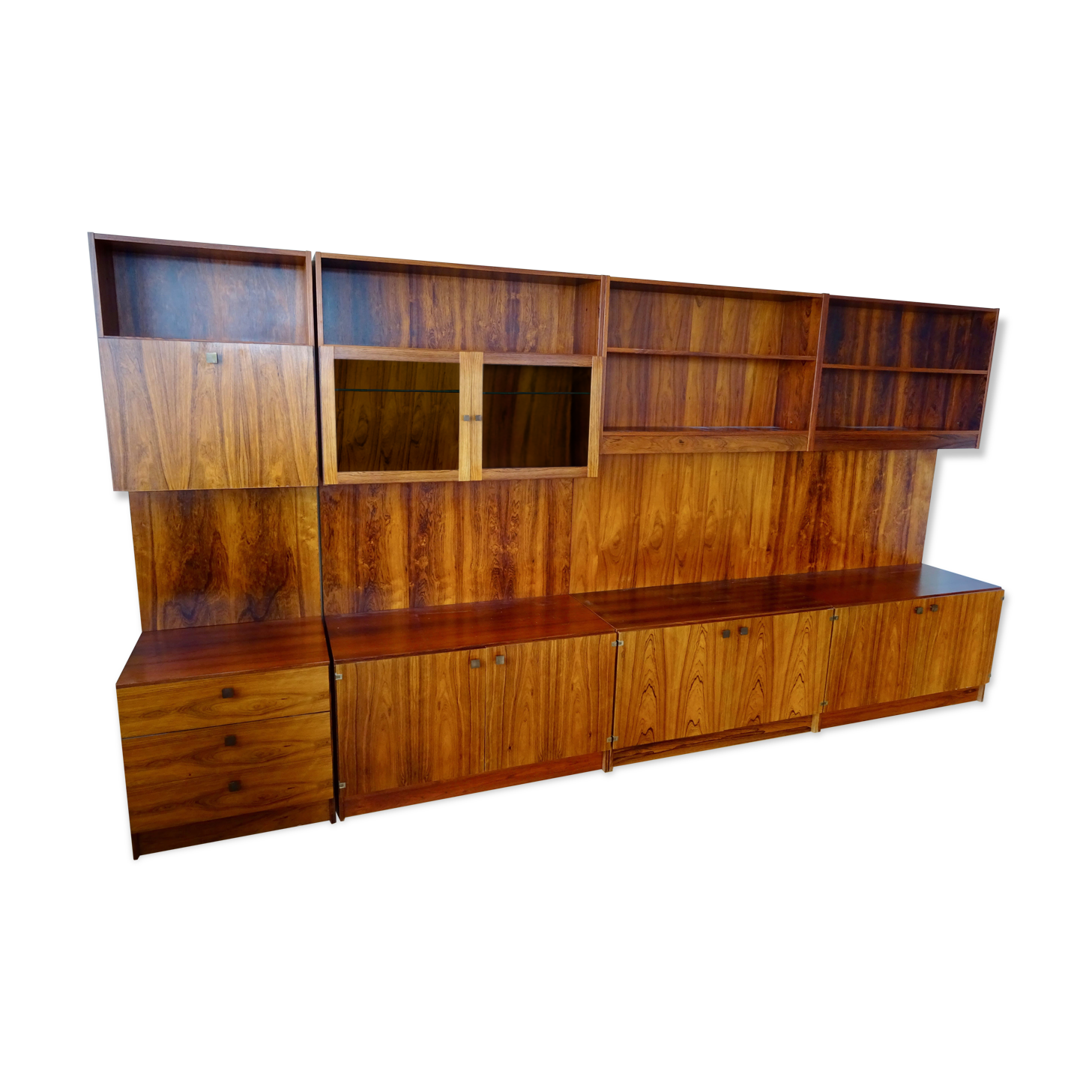 Scandinavian bookcase in rosewood, 1960
