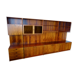 Scandinavian bookcase in rosewood, 1960