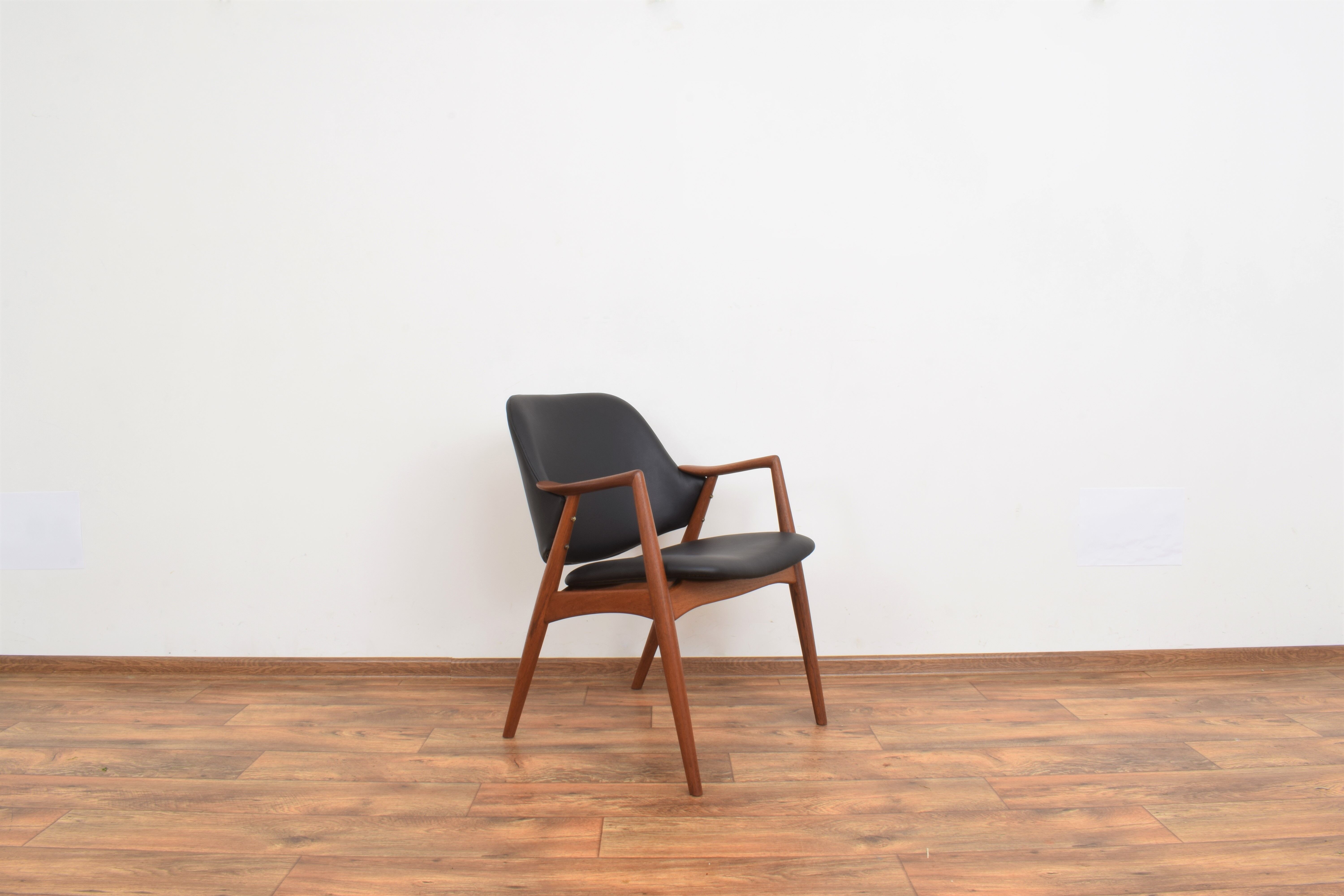 Swedish Teak Armchair by Alf Svensson for Dux