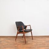 Swedish Teak Armchair by Alf Svensson for Dux