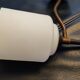Wall light with opaline glass