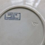 4 dessert plates from Sarreguemines U&C in the Luchon model.