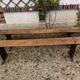A pair of old benches