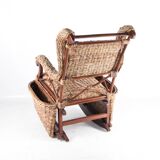 Reed rocking chair