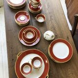 Set plates and coffee Limoges Taourel