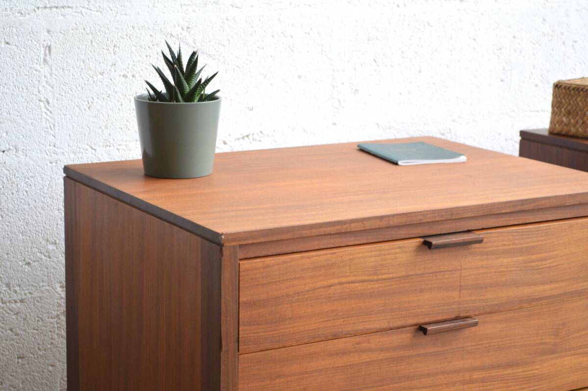Bedside tables or small Scandinavian chest of drawers 61cm