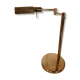 Golden metal reading lamp 2 articulated arms