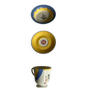 Lot tasse bol assiette