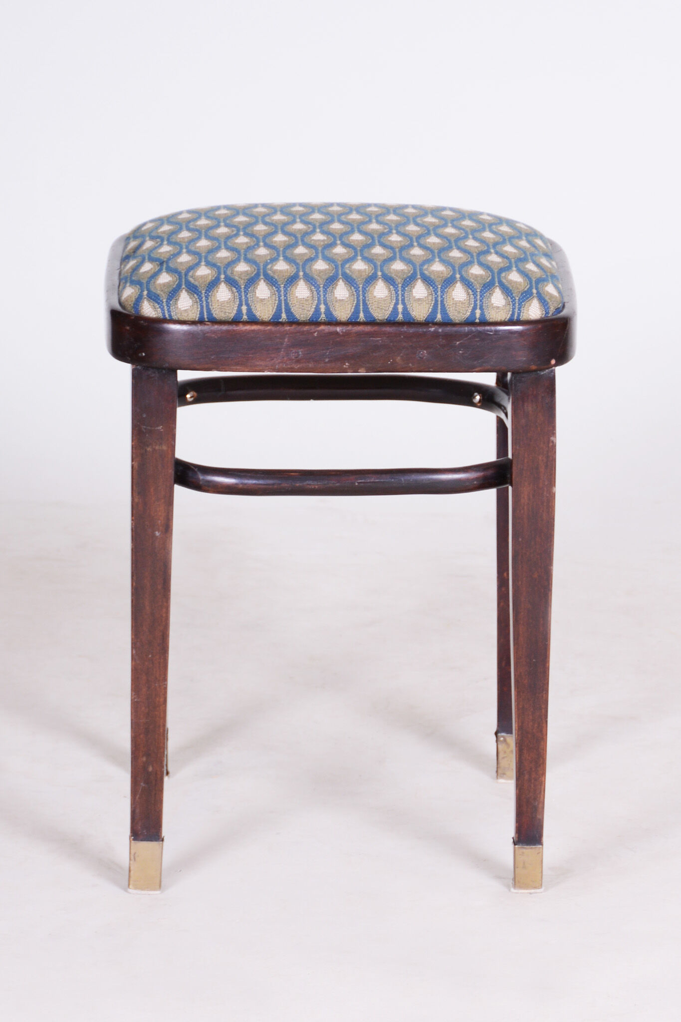 Tabouret Art Déco fabriqué dans les années 1930 en Autriche