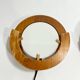 Vintage design wall light in pine and plexiglass, 1970s