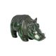 Warthog warthog statue sculpture ceramic pottery raku fired 23cm
