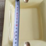 Vintage fine yellow and gold porcelain ashtray.