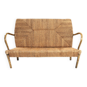 Canapé à dossier haut - corde