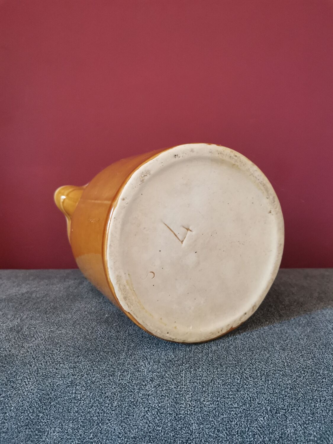 Large stoneware pitcher Digoin Manufacture