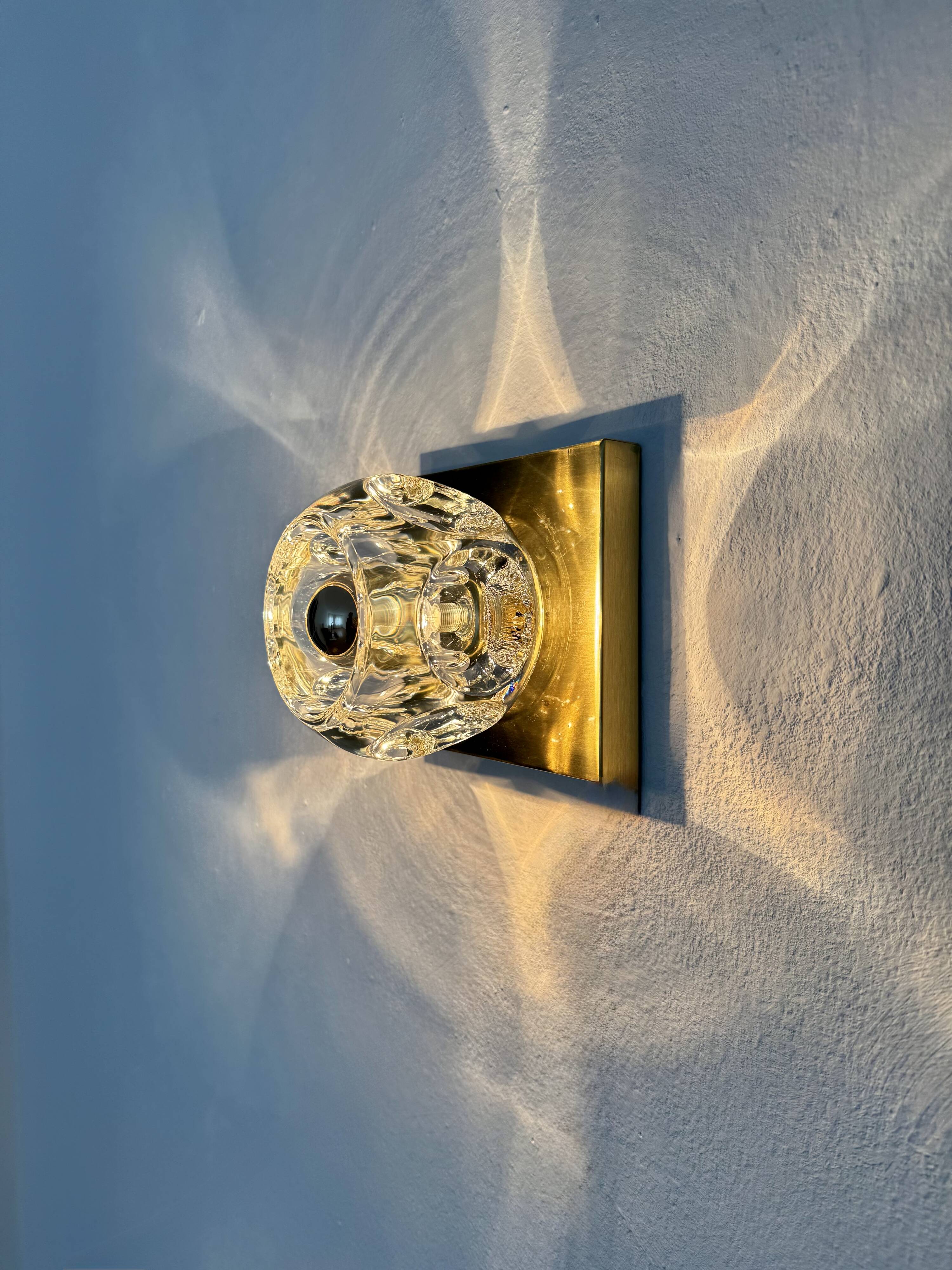 Ice Cube Wall or Ceiling Lamp by Peill and Putzler