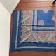 Tablecloth Ribeauvillé Vintage Blue Assam 165 x 169 cm