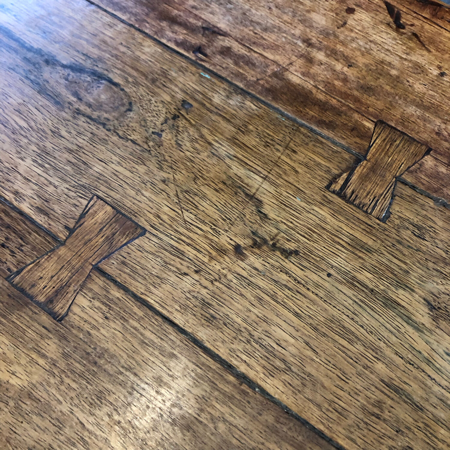 19th century wooden coffee table