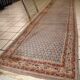 Vintage Indian Carpet Seraband handmade 74cm x 301cm 1970s, 1C813