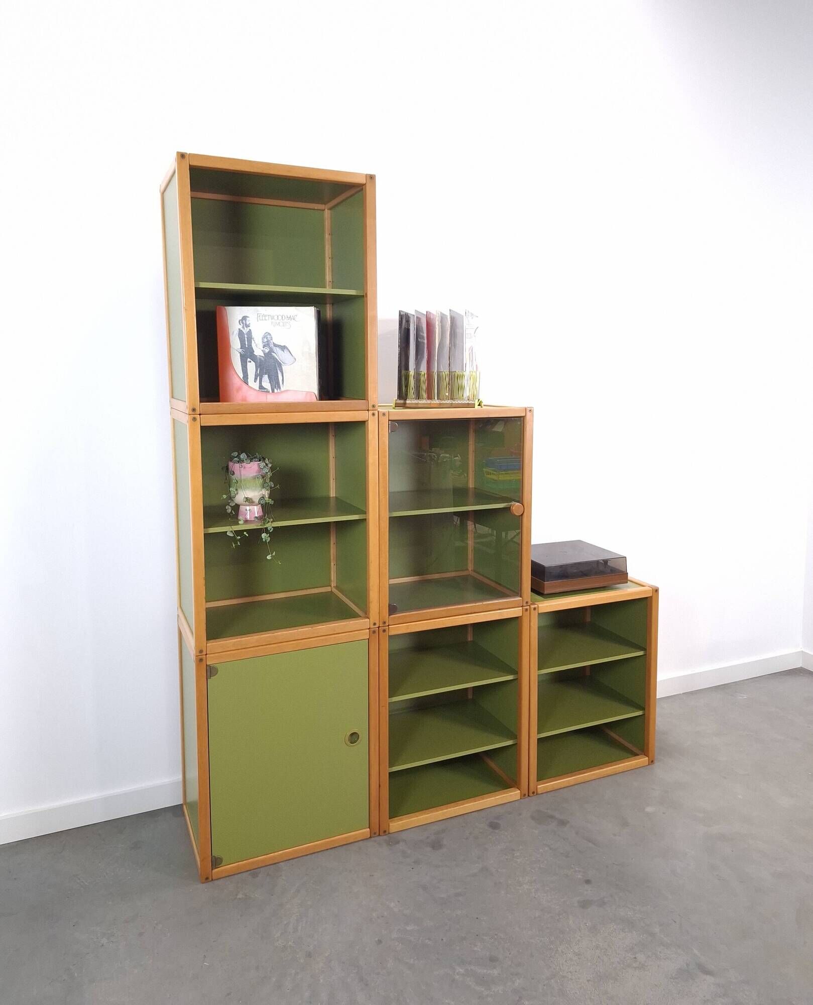 Design Flötotto Profilsystem Modulaire Kast – 6 Delen – Groen Beuken, Lp
