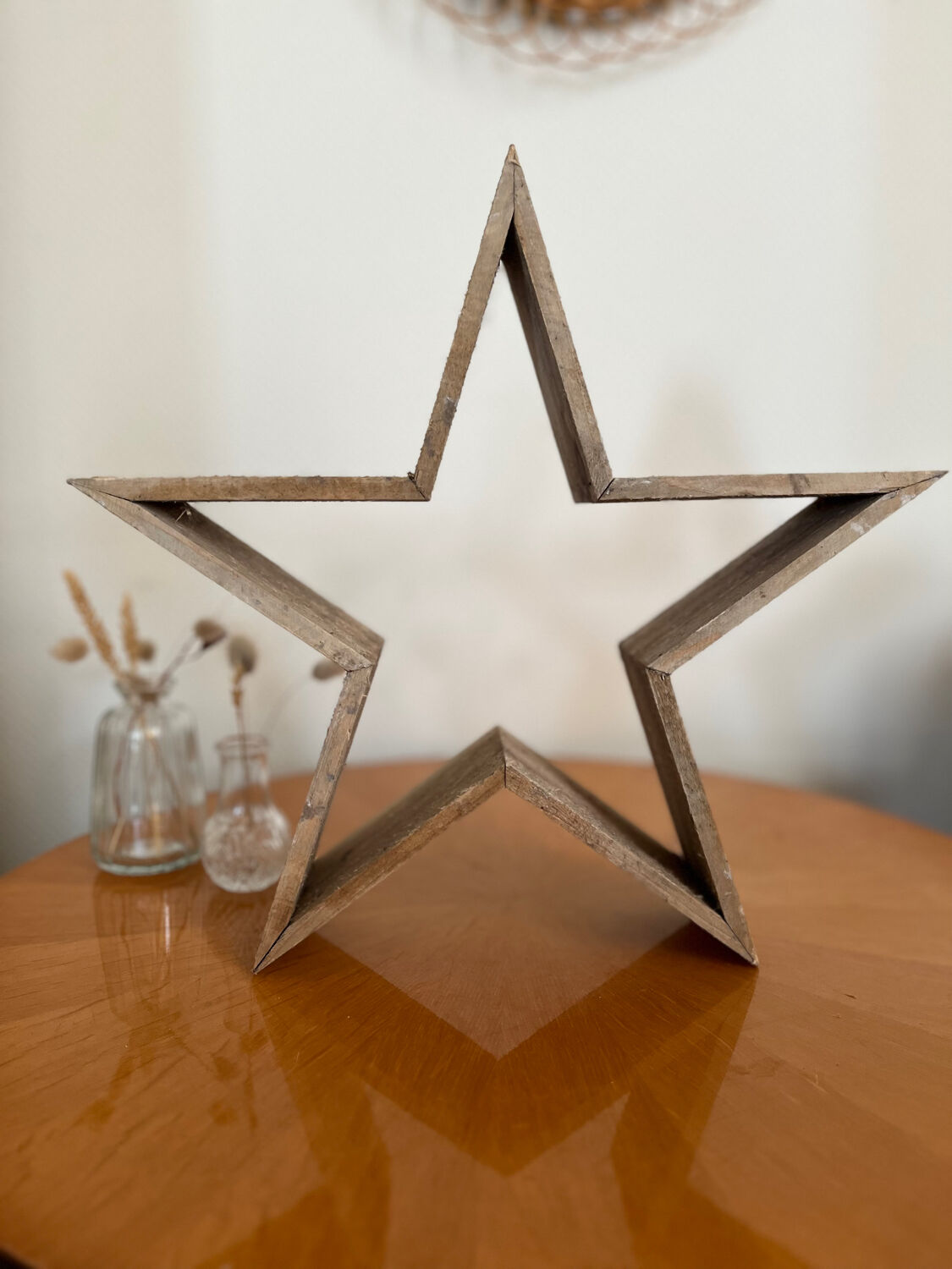Old wooden star