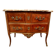 Louis XV saute chest of drawers with curved facade 18th century