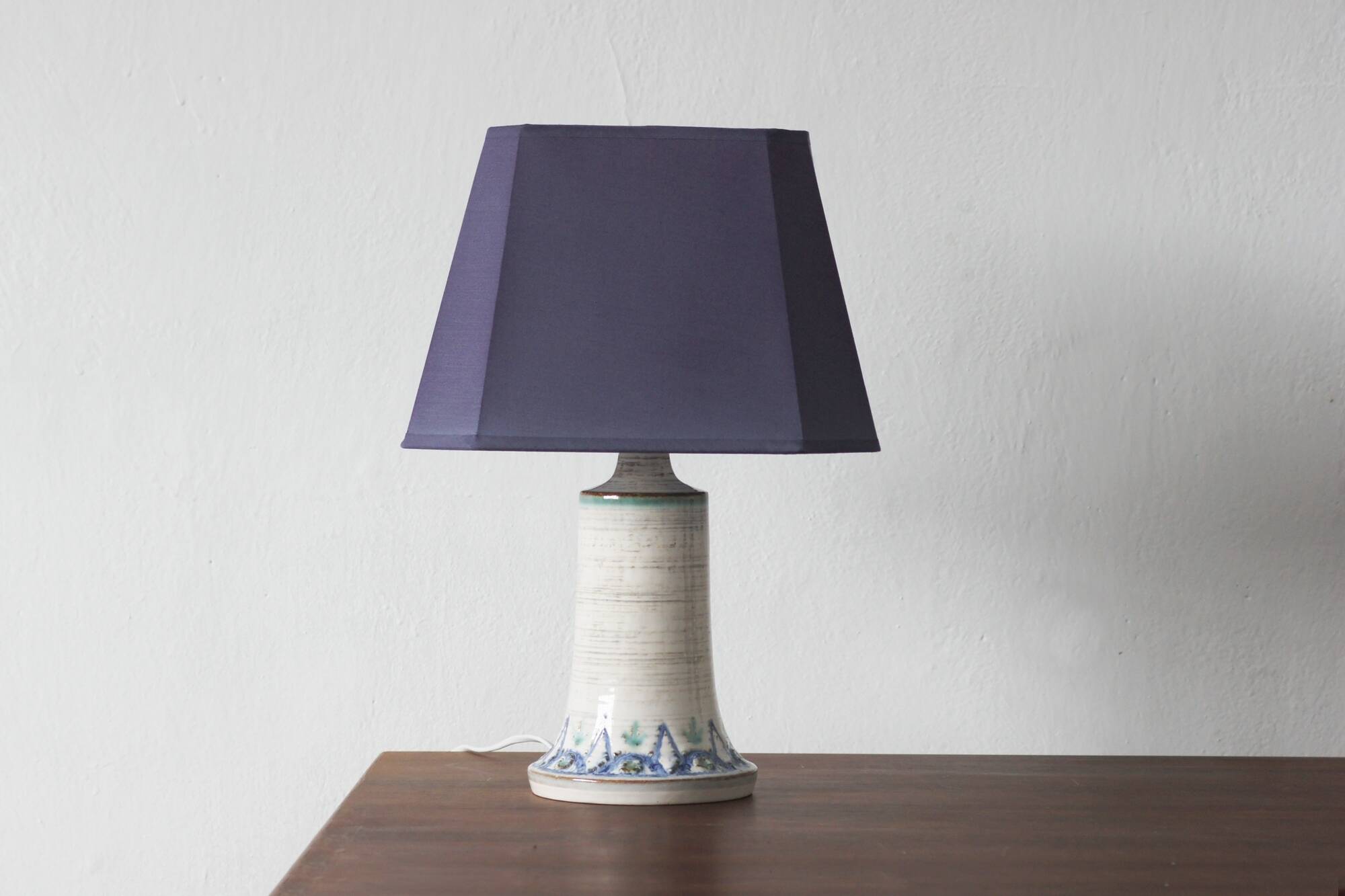 Vintage Ceramic Table Lamp from Søholm, Denmark, 1960s