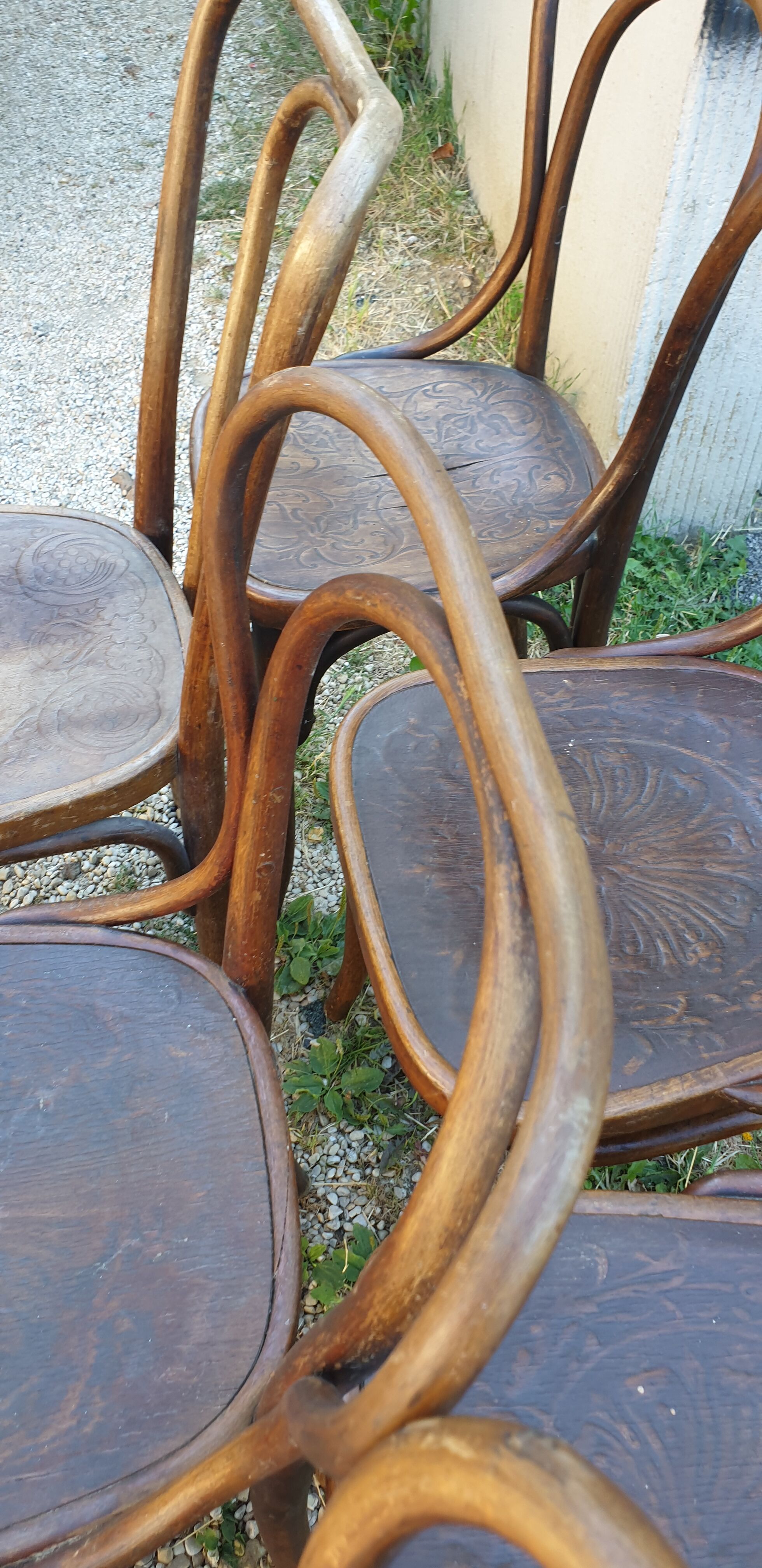 10 chaises Jacob & Joseph Kohn en bois courbé 1900