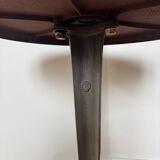 Rare Louis Vuitton cast iron bistro table with a bakelite top.