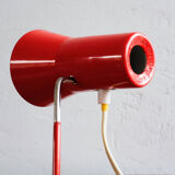 Vintage czechoslovakian red table lamp Drupol 21616, 1960s