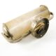 Art Deco wall lamp, chromed brass, Czechoslovakia, 1950s