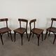 Chaises bistrot vintage, lot de 4