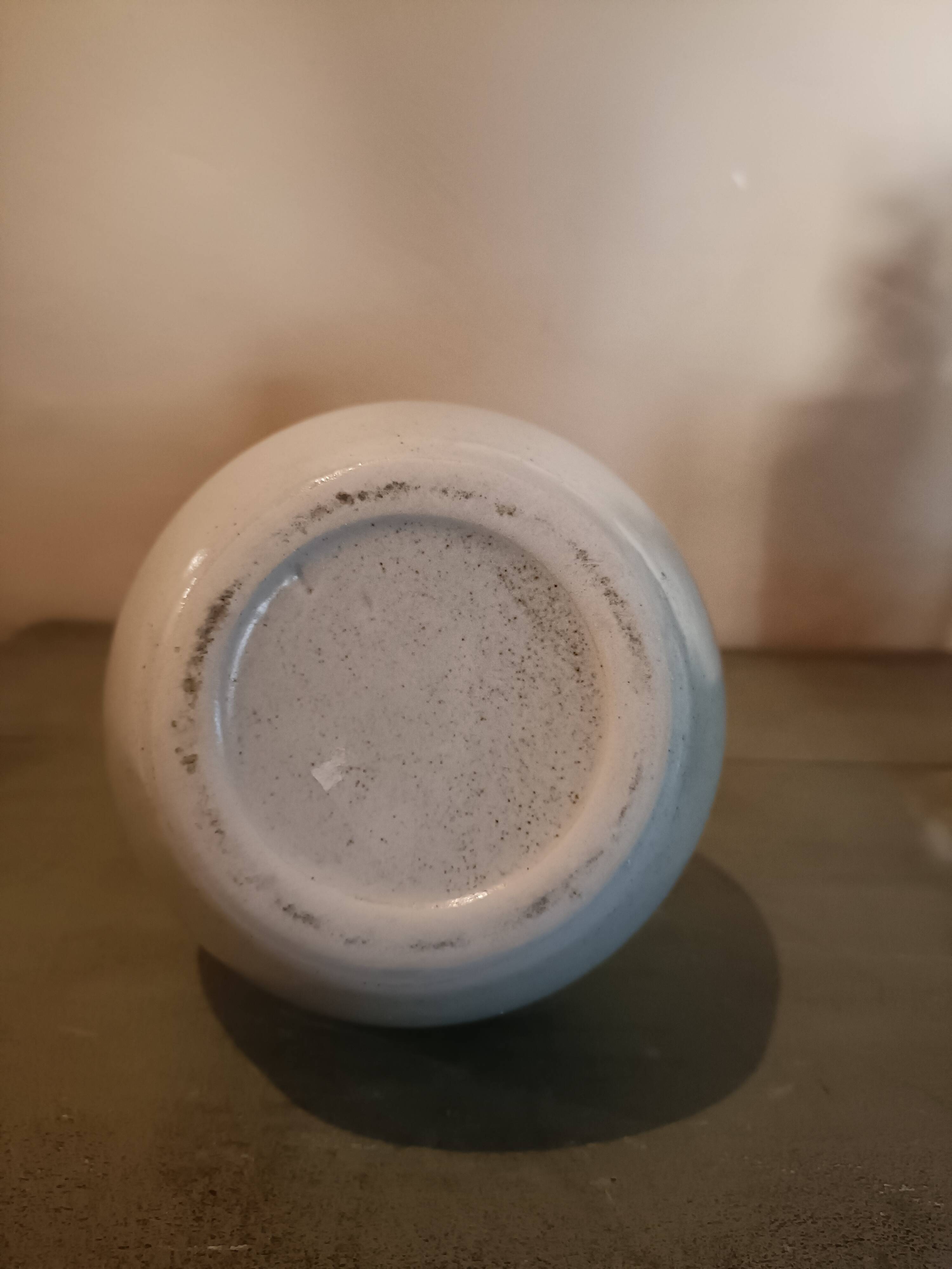 Speckled beige stoneware bottle