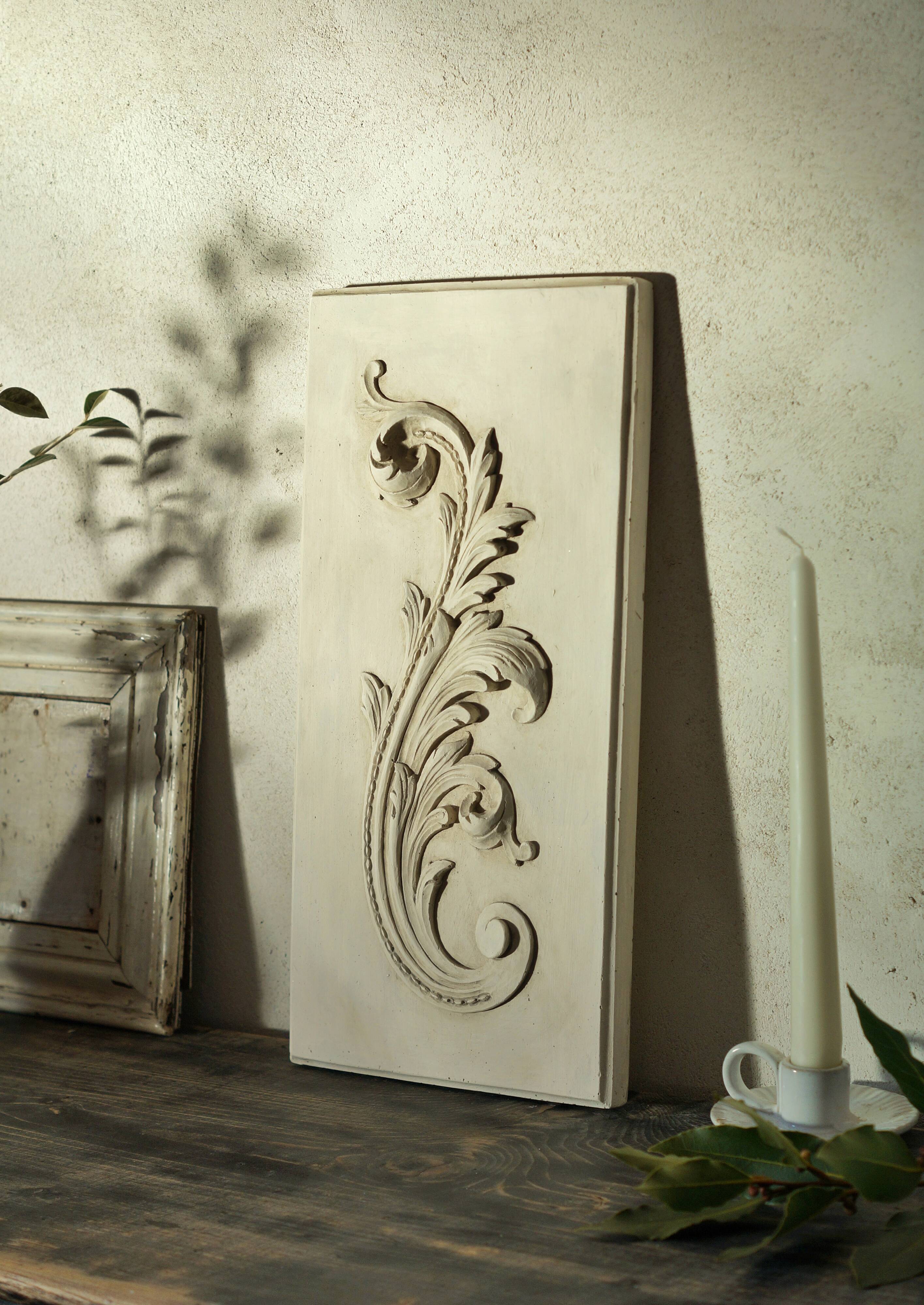 Acanthus bas relief