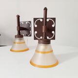 Pair of vintage Italian Linea wall lights from the 70s/80s