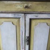 Crédence / enfilade peinte gustavienne antique, Suède 1750