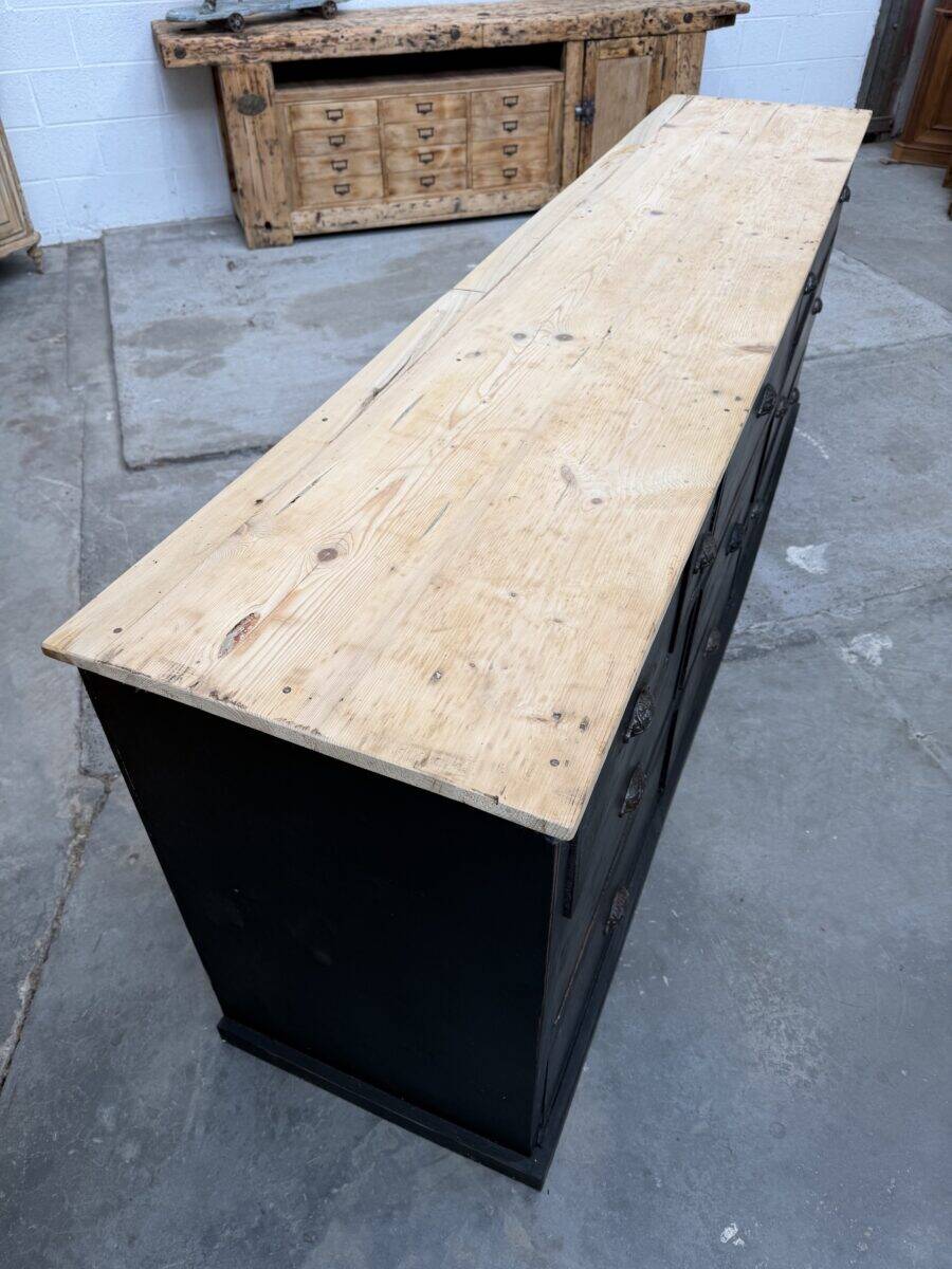Workshop furniture from the early 20th century.