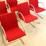 Set of 8 Metaform Circle dining chairs