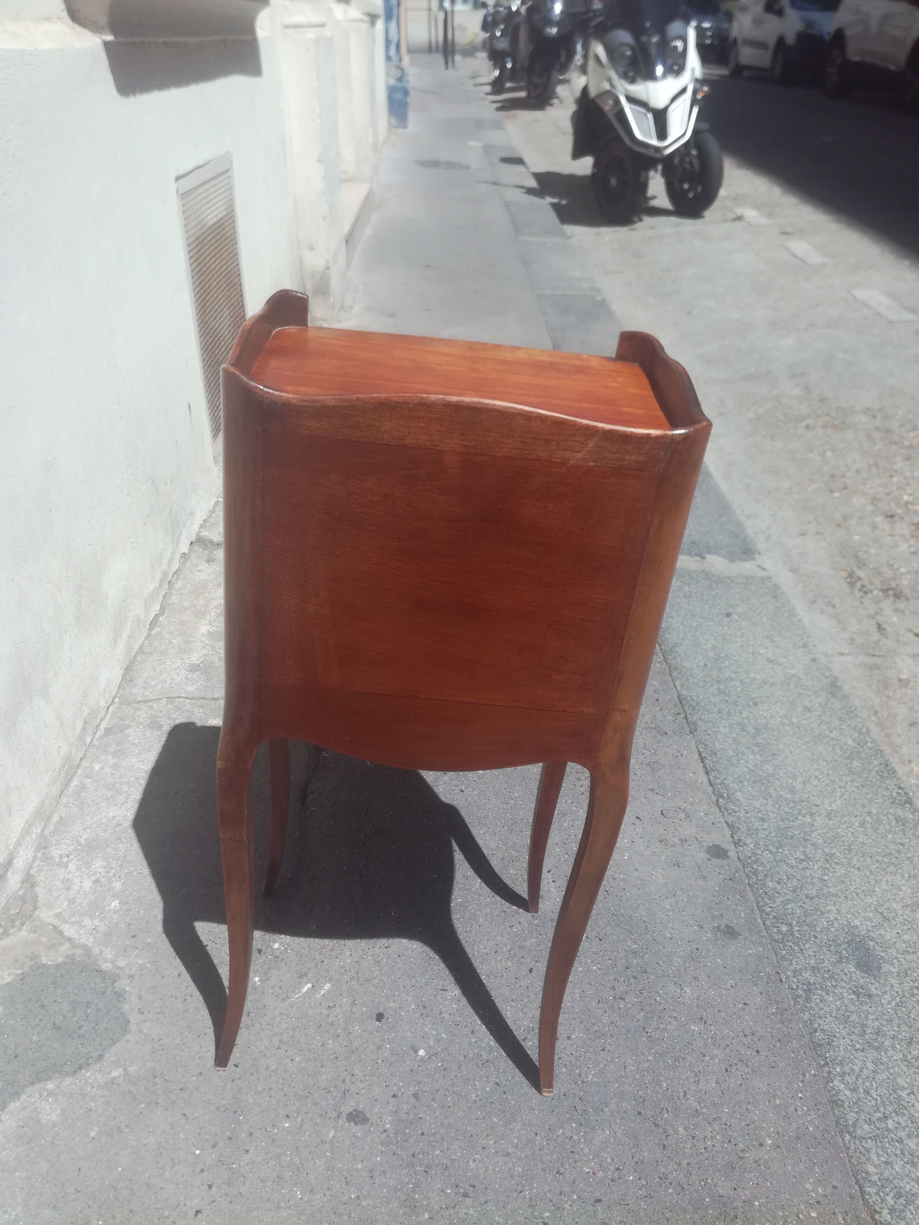 Old style bedside table